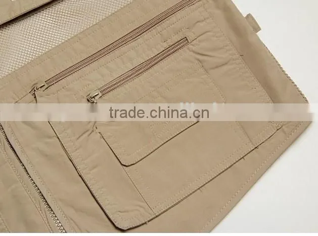 2017 OEM unisex workwear vest waistcoat uniform