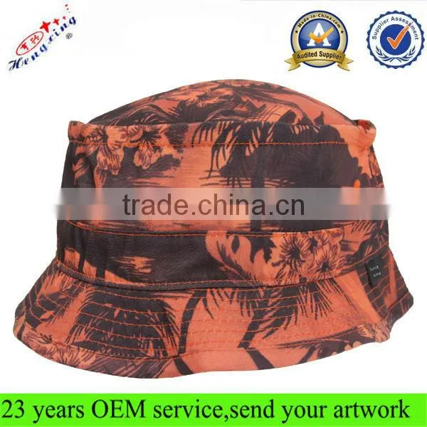 China made cool cheap floral wholesale blank designer custom bucket hats