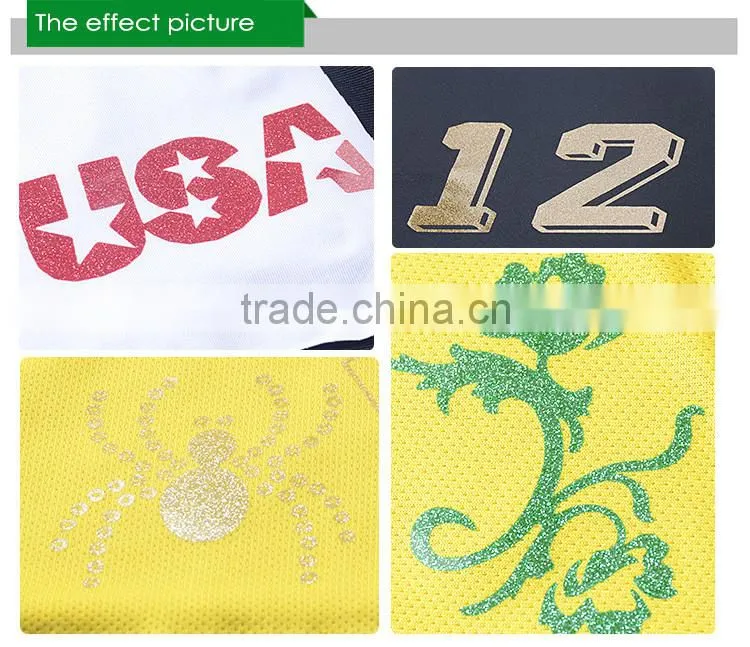 Qingyi high quality gitter vinyl for textile