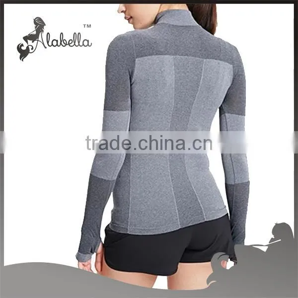 Thumbholes Women pullover hoodie 1/4 zip pullover sweatshirt