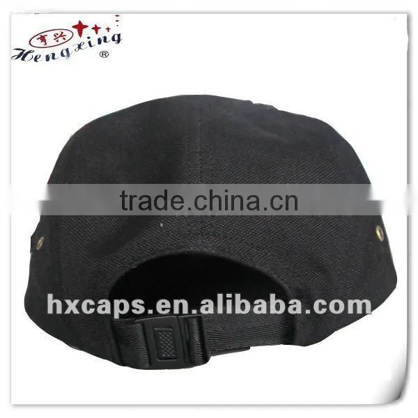 Custom printed flat brim 5 panel hat aztec print hat