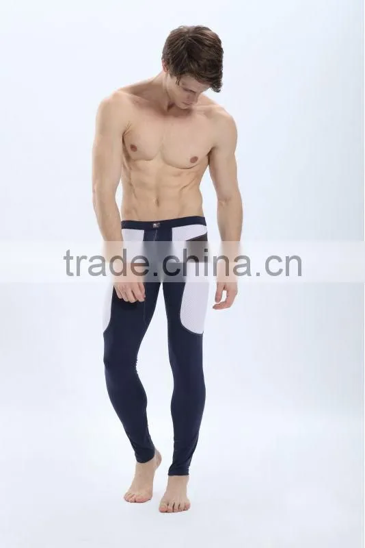 mens nylon underwear sexy long underpants