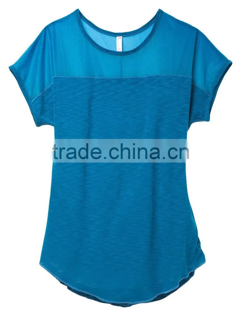 slim fit longline t-shirt weman