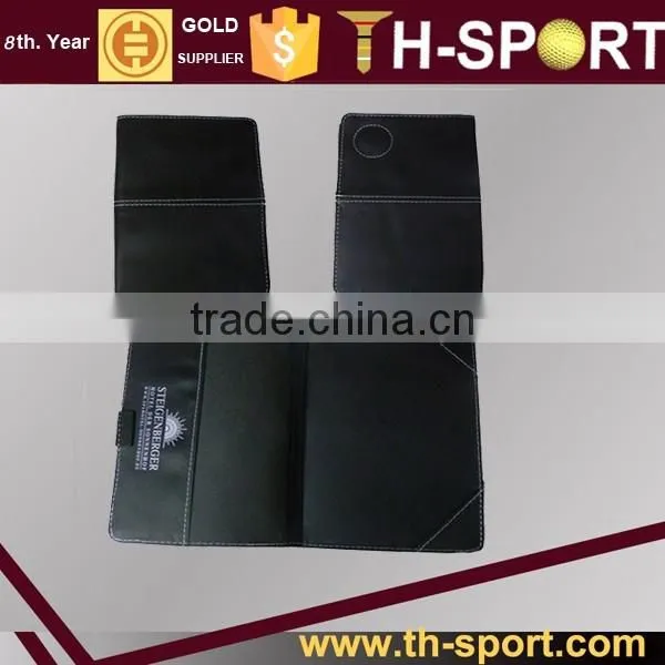 Outdoor Sports Black Portable Polyester Golf Score Card