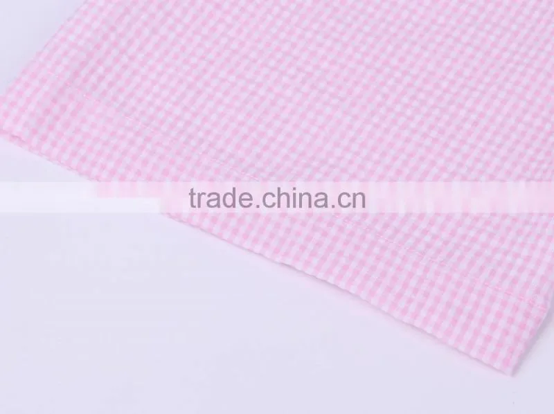 2017 men's short sleeve seersucker casual shirt wholesale