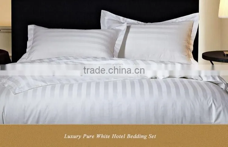 hot selling luxury 100 cotton stripe bedding set