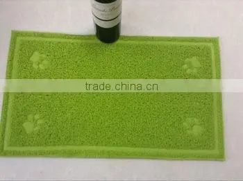Small Quantity custom size custom design Cat litter mat different shapes kitty litter mat PVC coil cat litter mat