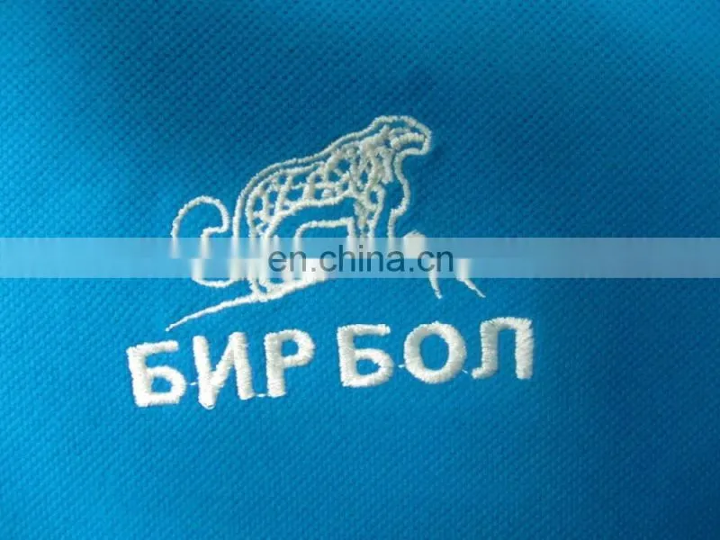 custom made embroidered logo high quality polo shirt
