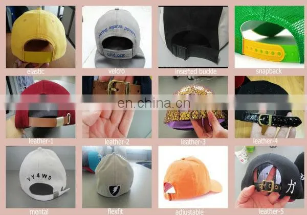 Customized Blank 5 Panel Camp Cap