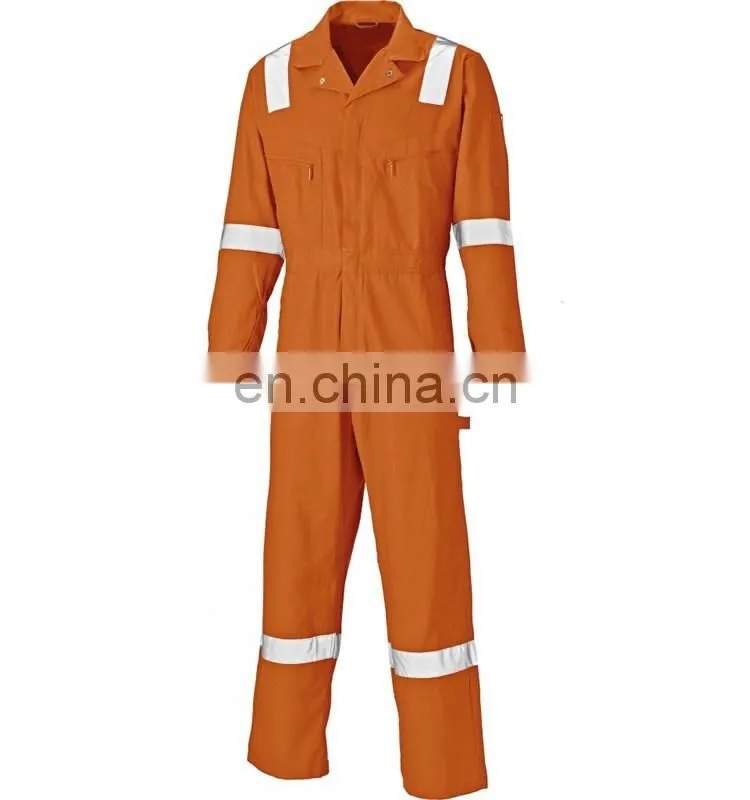100 %Cotton Material fire retardant safety suit coverall mining clothing