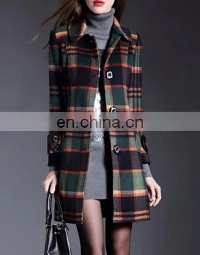 Fashion Style Custom Long Women Coat