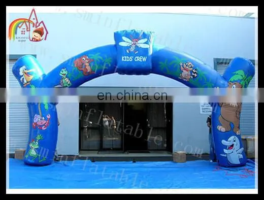 Hot selling inflatable race entrance gate,residential entrance gates,outdoor advertising arch designs