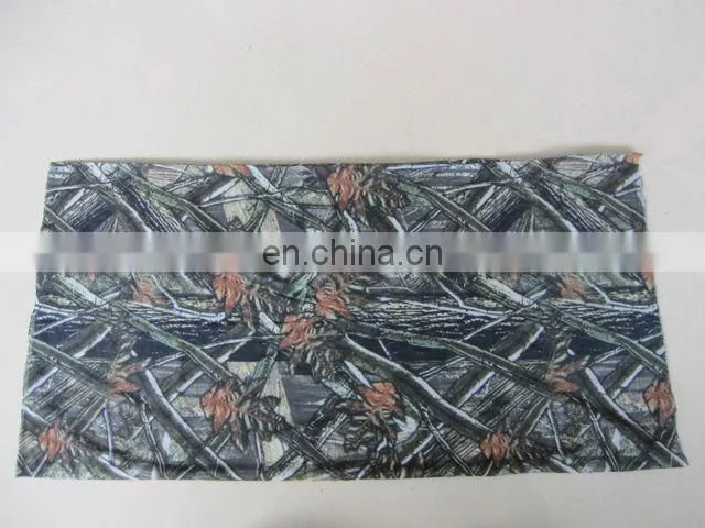 Fashionable 100% polyester scarf seamless tube headwear 8 in 1 headband multifunctional bandana