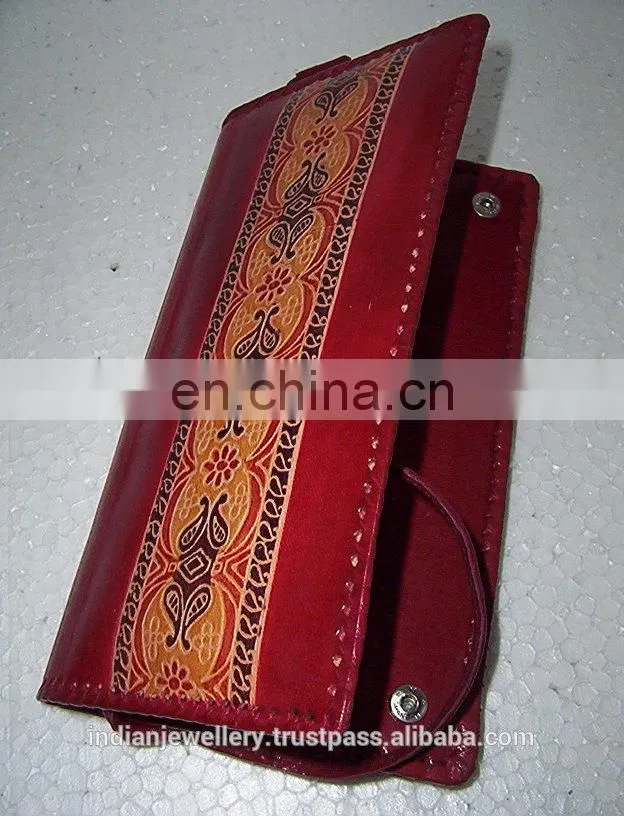 Genuine leather ladies purse wallet manufacturer, original leather ladies moneybag exporter