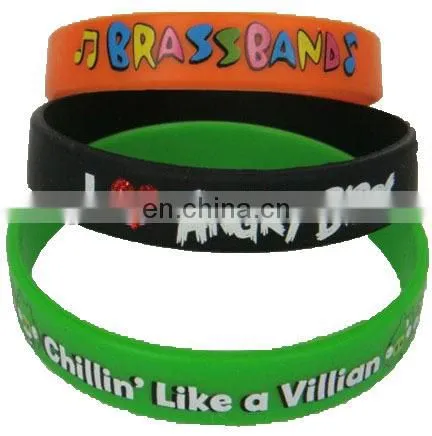 concert fundraiser polyester movement woven wristband