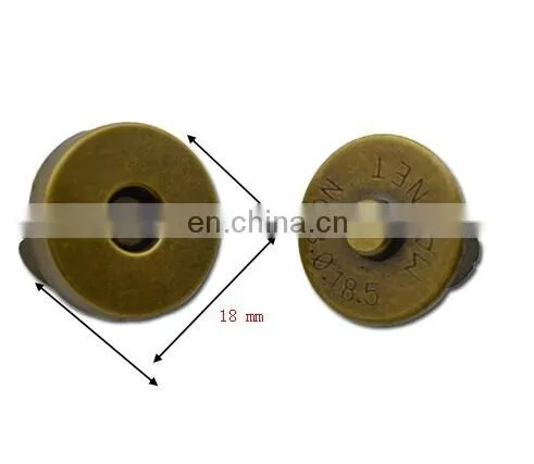 New fashion snap magnet button for leather bags