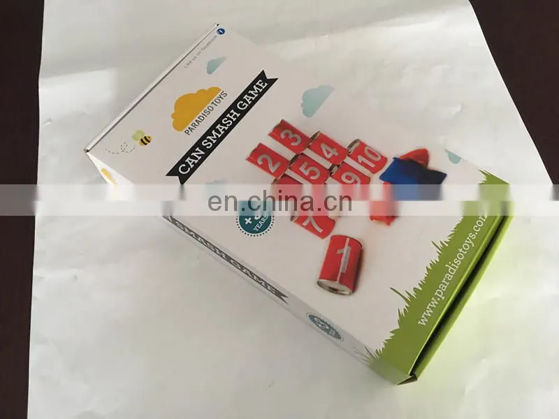 Can Smash Game Sandbag Tin Box Children Hit Tin Box Set