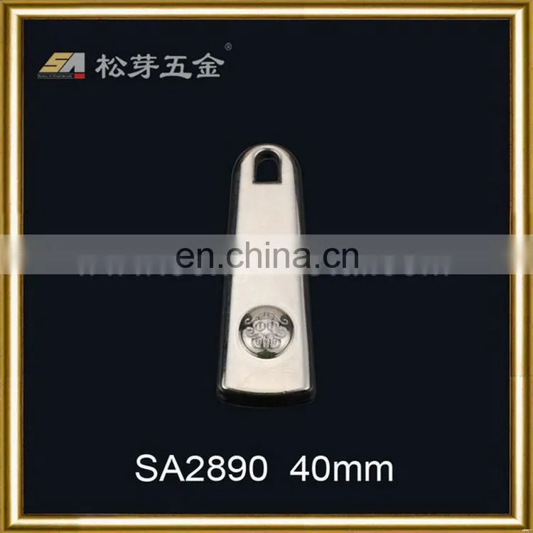 2015 factory direct best sell zippers slider puller with diamond