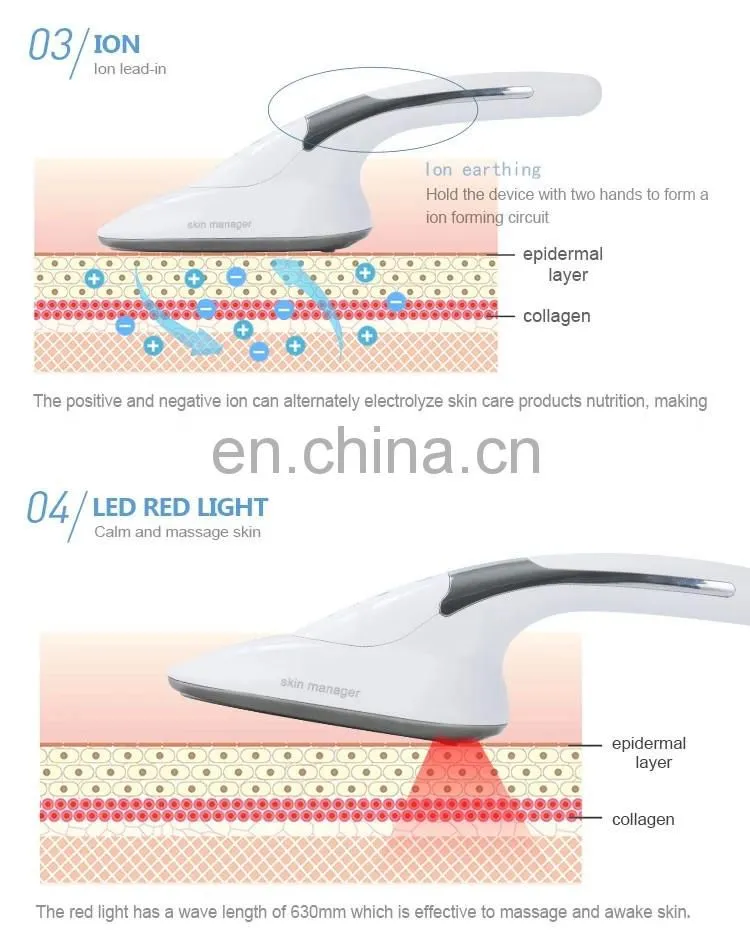 Skin Iron Radio Wave Skin Tightening Microcurrent Face & Body Lifting Device Powerful Lifting Beauty Instrument