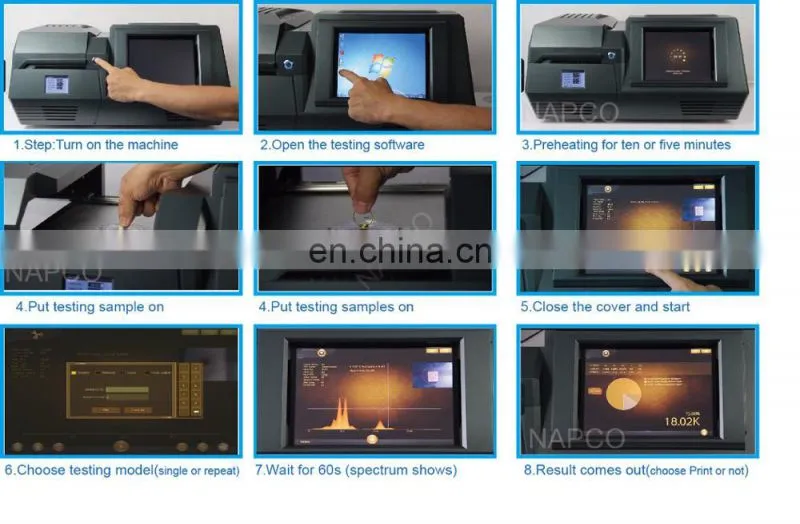 High accurate electronic Precision Gold testing machine for bank,jewelry shop and factory directly