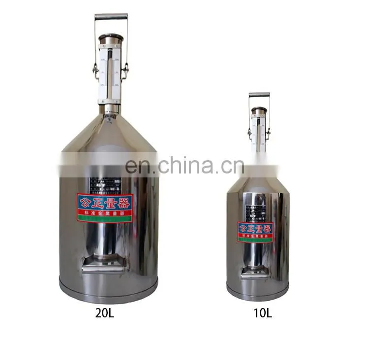 10L 20L Volumetric Fuel Volume Calibration Can Oil Measuring Cans