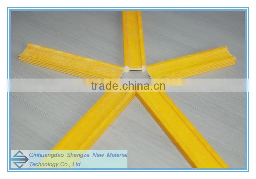 FRP grating/ pultruded grating/ fiberglass I beam conection grille
