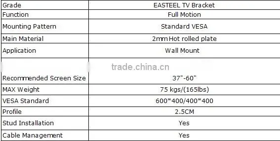 LCD monitor/TV wall-mount bracket/arm/holder/stand