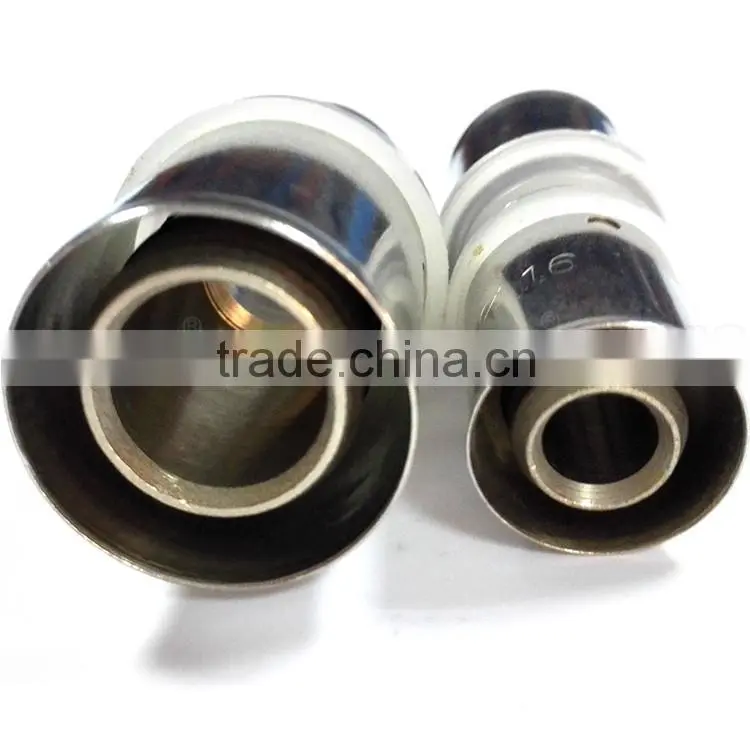 Home heating pipe system brass unequal straight fitting pex tubing compression union