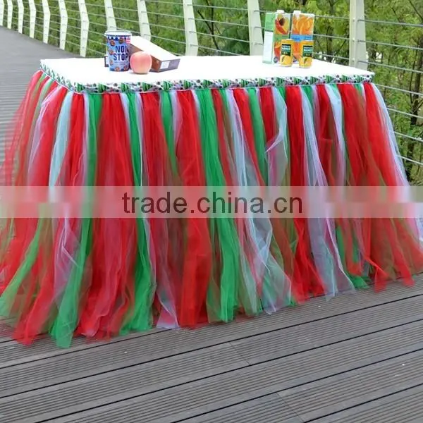 Beautiful Tutu Tableware Tulle Table Skirt Party Wedding Decorations Best Price Gift SD103