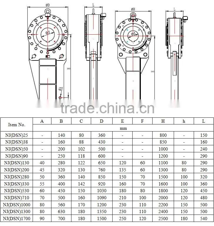 High Quality Low Speed DSN Backstop