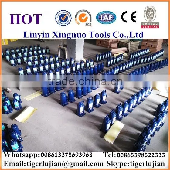 2016 arrival hot selling in China famous brand name Xingnuo 10-ton capacity hydraulic red color bottle jack/hydraulic jack