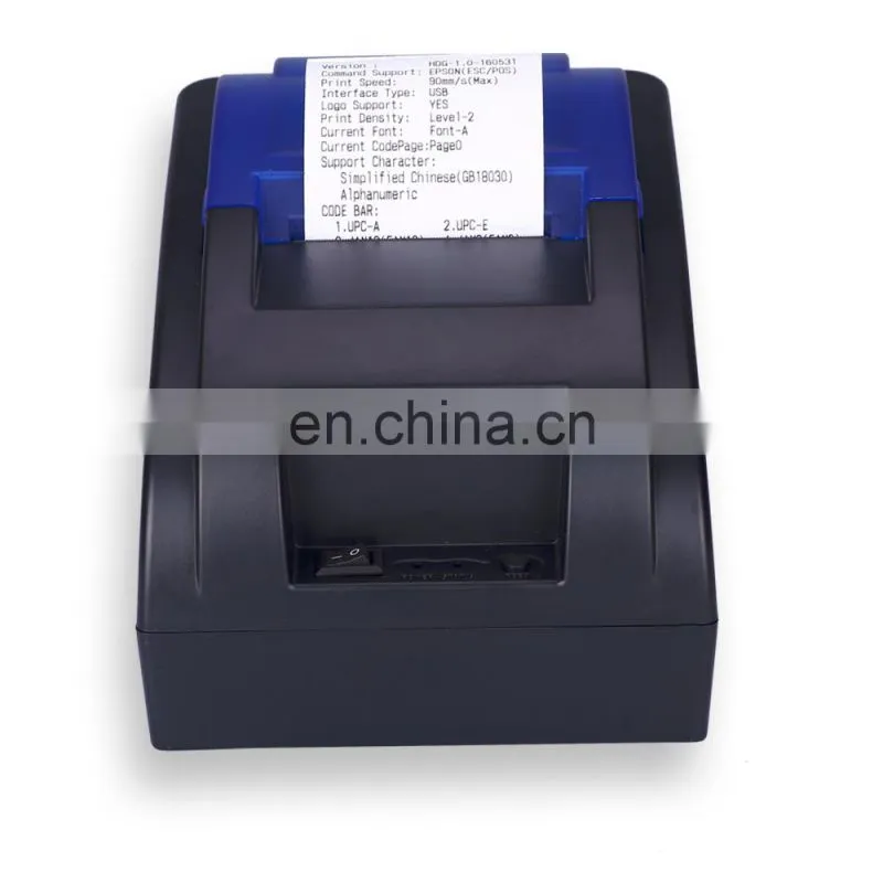 58mm POS Thermal Printer Receipt Machine USB port for Supermarket Restaurant