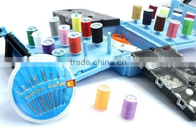 Hot Plastic Folding Compact Sewing Kit Box New
