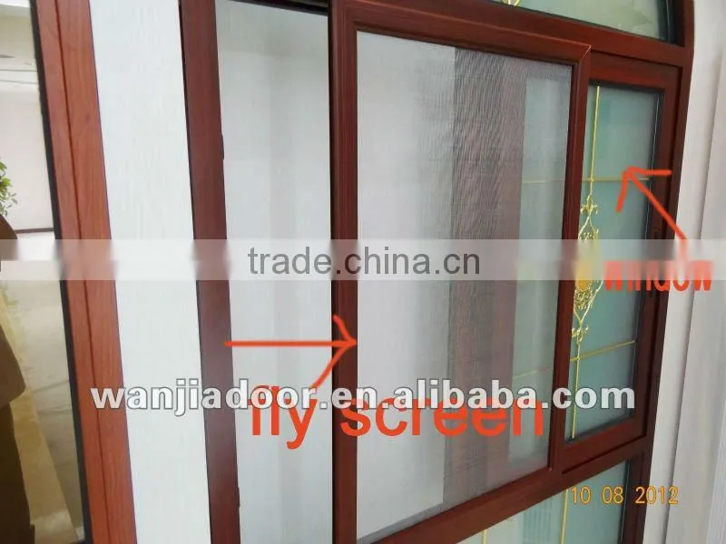 Wanjia Graceful aluminum frame adjustable window screen