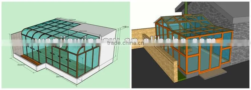 glass houses on sale low-e glass foshan factory