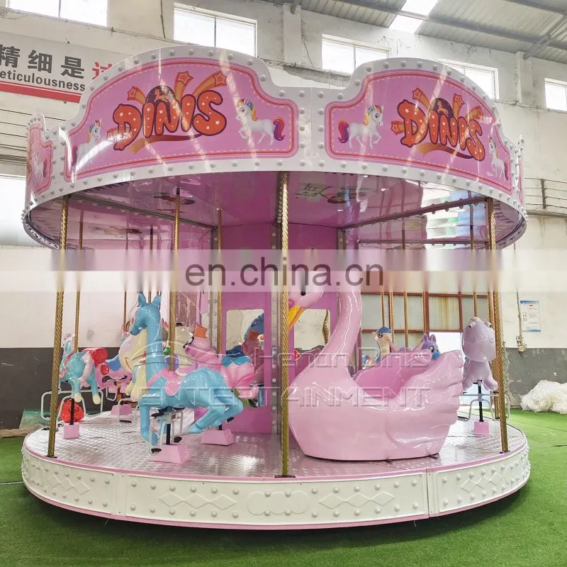 Outdoor and Indoor Carousel Horse Children Fun Games Merry Go Round for Sale