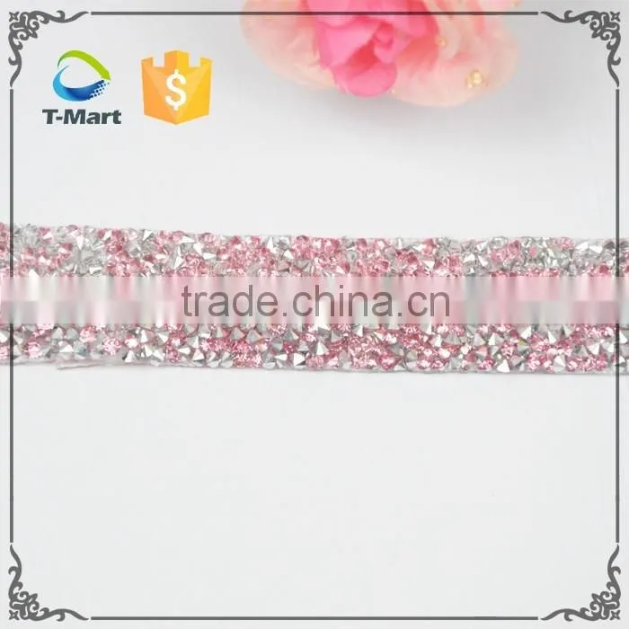 Hot Fix Pointback Rhinestone Trimming for Shoes, Garment Decorations