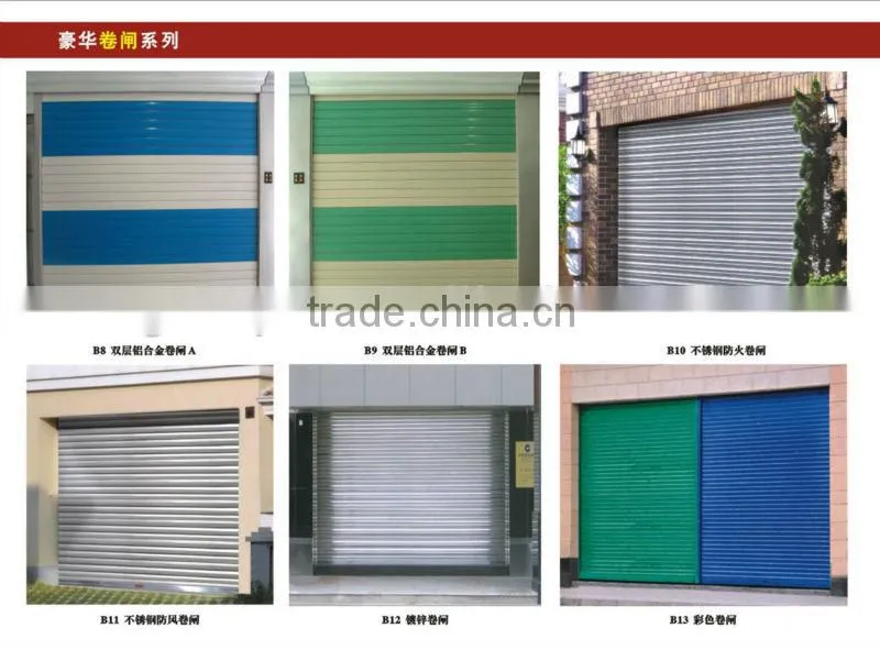 OKM rolling doors, safety rolling shutter, perforated shutter