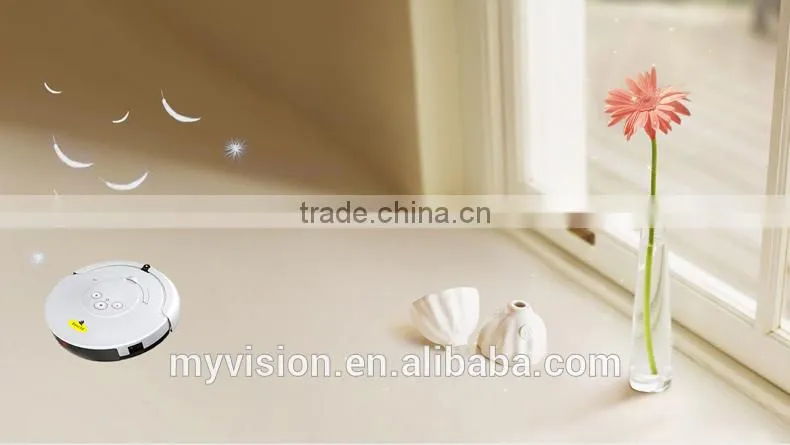 Robotic vacuum cleaner M881 low noise only dry for home ,school,hotel