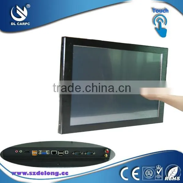 19" 4wire resistive touch embedded industrial all in one pc computer