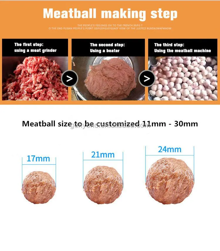 Factory Genyond High Speed Fish Meatball Forming Cooking Processing Equipment Making Machine