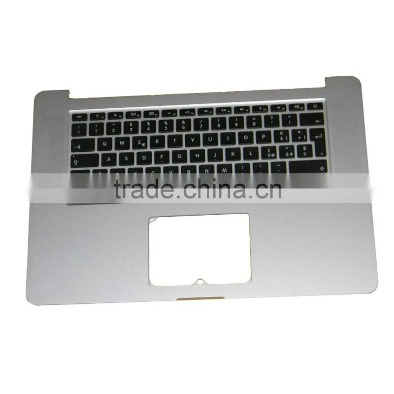 Factory Price For Apple MacBook pro retina A1398 Top case with keyboard 2013 Italian layout