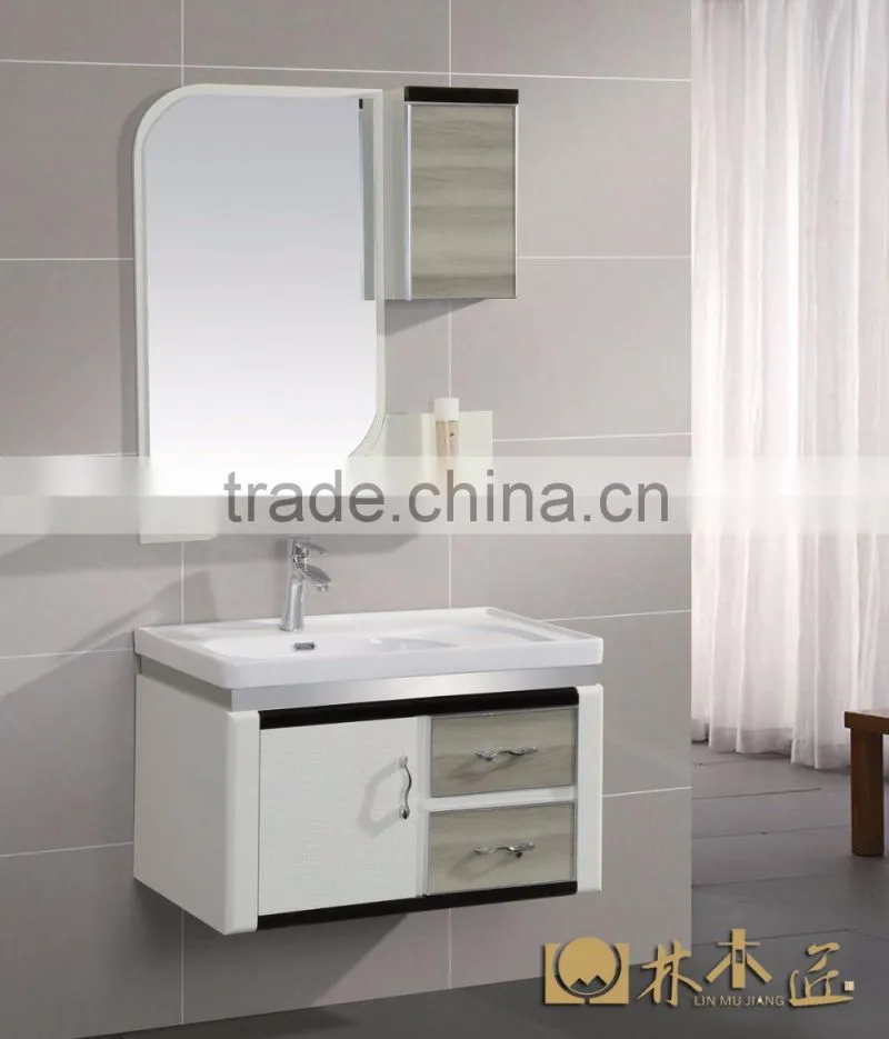 A bathroom cabinet with an irregular mirror (EAST-25068)