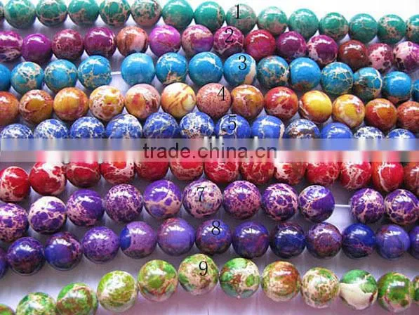 SM3112 Wholesale top drilled aqua blue imperial jasper teardrop slab slice beads