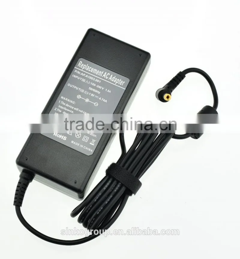 19v 4.74a ac dc adapter charger for Dell 5.5*2.5mm