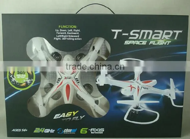 2.4G 4 channel RC Drone with 360 degree rolling , 4 axis RC UFO easy to fly
