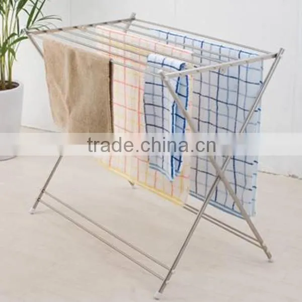 2015 New foldable & extendable stainless steel clothes rack 5305