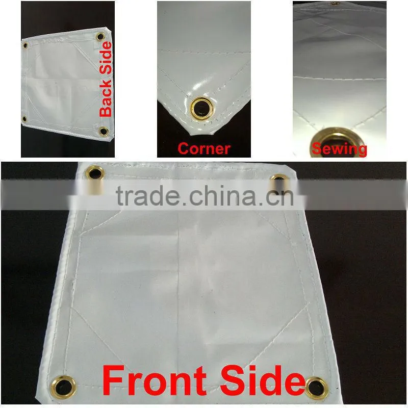 Waterproof and Fireproof PVC Coated Canvas Tarpaulin