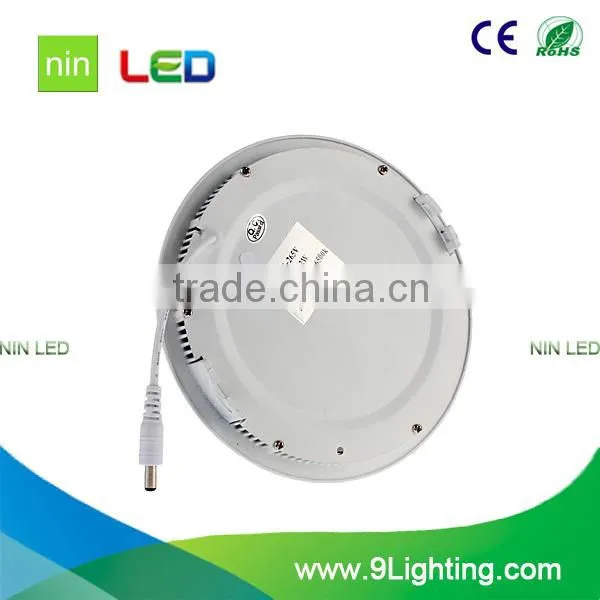 3w round slim panel light
