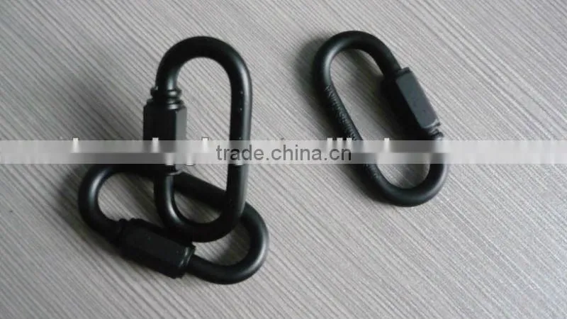 Rigging Hardware Black Plated Quick Link /Wire Rope Accesory